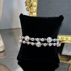 Touchstone Crystal by Swarovski Ice Bracelet in Crystal Aurora Borealis